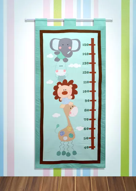 MEDIDOR DE ALTURA INFANTIL BICHOS