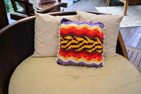 Almofada Chevron Duna Colorido