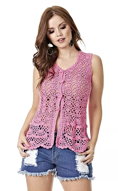 Blusa Glamour Rosa