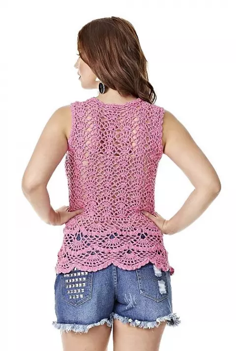 Blusa Glamour Rosa