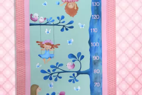 MEDIDOR DE ALTURA INFANTIL MENINAS
