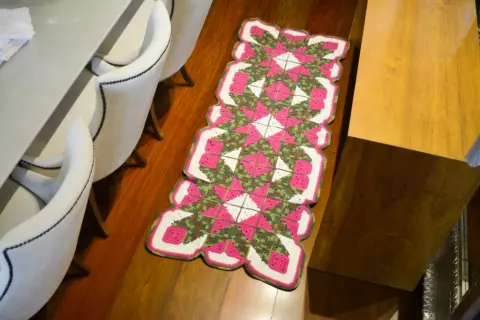 TAPETE CROCHÊ PATCHWORK