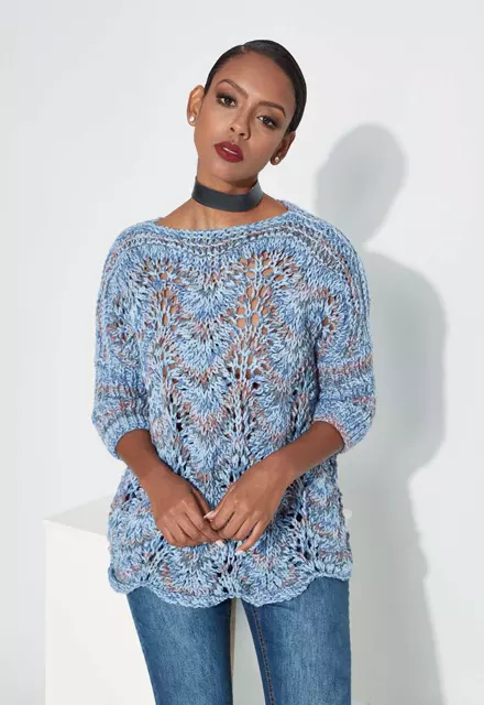 Blusa Mescla Azul Aquarela