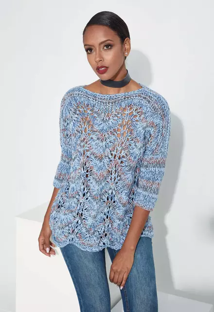Blusa Mescla Azul Aquarela
