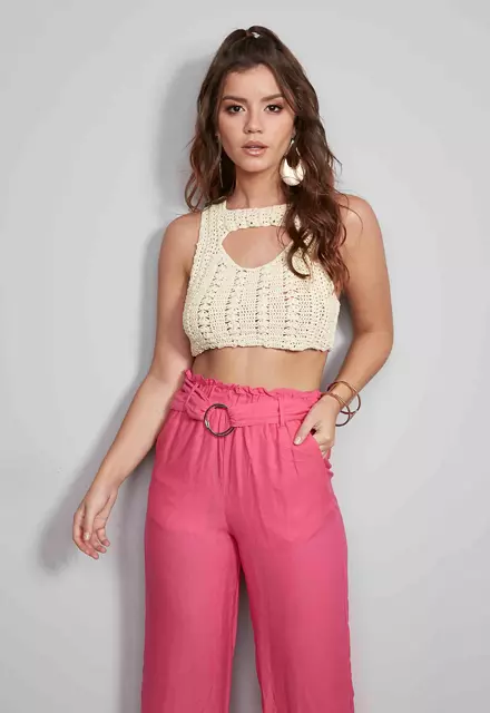 Cropped Amarelo Candy