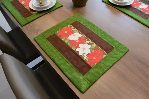 Jogo Americano Flor de Espírito Santo