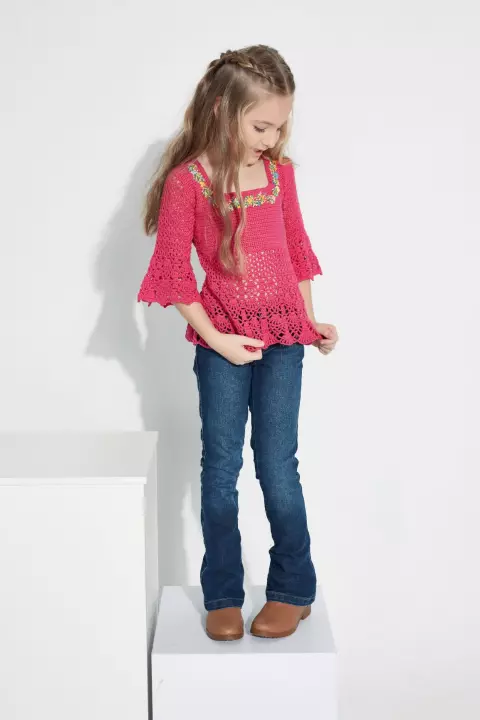 Blusa Tutti-frutti Rebordada