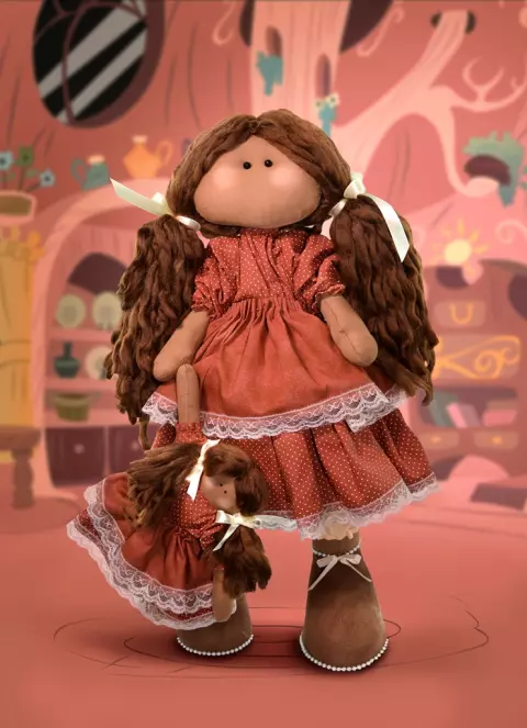 Boneca Russa com Bonequinha