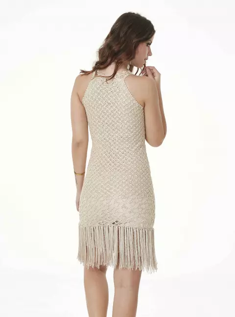 Vestido com Franjas