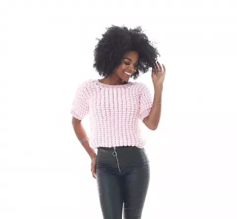 Cropped Pompom Fofo