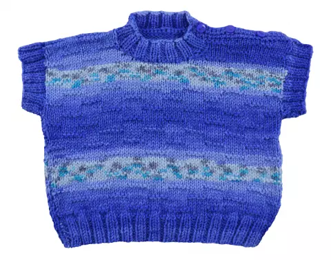 Colete Azul Print Baby