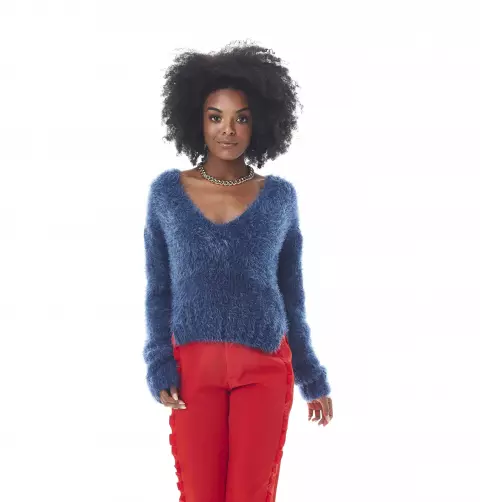 Blusa com Decote V