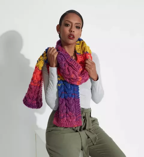 Cachecol Tie Dye