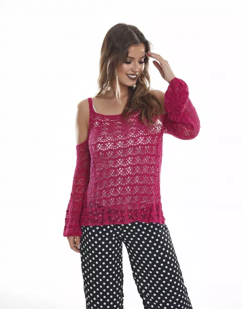 Blusa Ombro Vazado