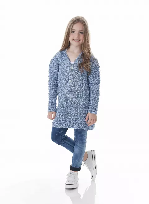 Casaco Infantil Azul