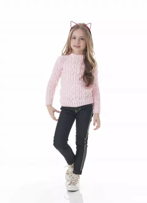 Blusa Infantil Rosa