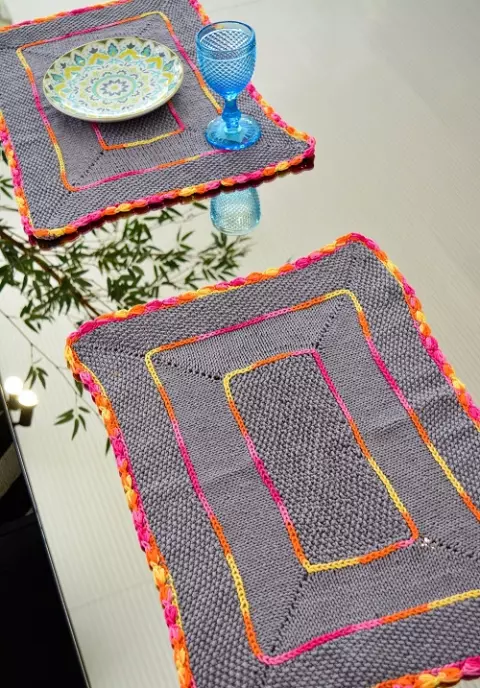 Jogo Americano Tricot