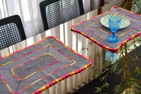 Jogo Americano Tricot