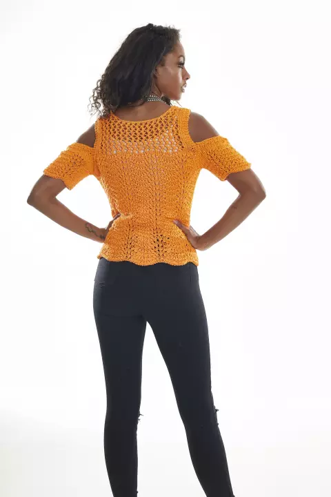 Blusa Laranja Maxcolor