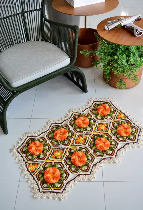 Tapete Azulejos Floridos