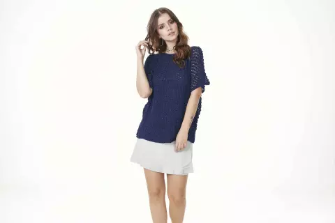 Blusa Anil Profundo Fashion