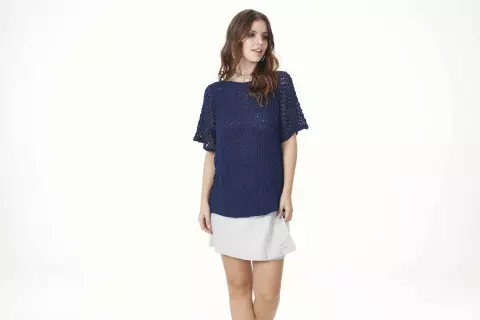 Blusa Anil Profundo Fashion