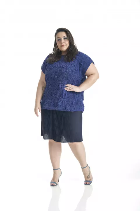 Blusa Azul Ternura