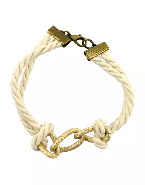 Conjunto Colar e Pulseira com Argolas