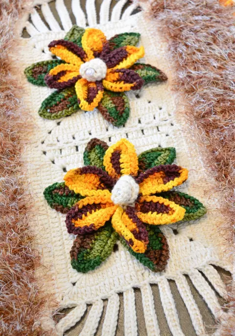 Tapete Oval Multi Girassol