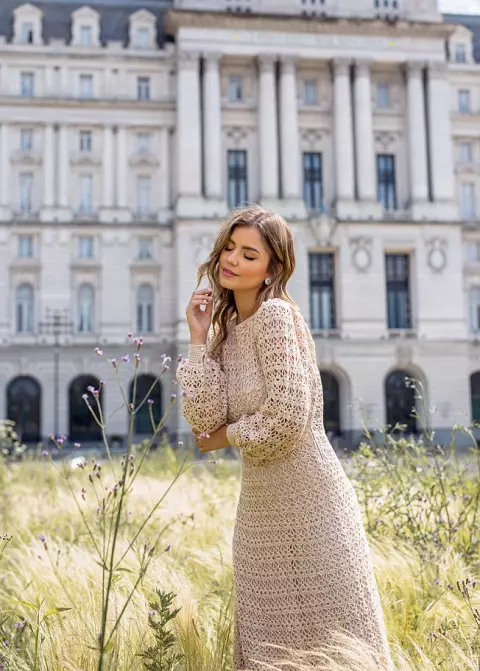 Vestido Porcelana