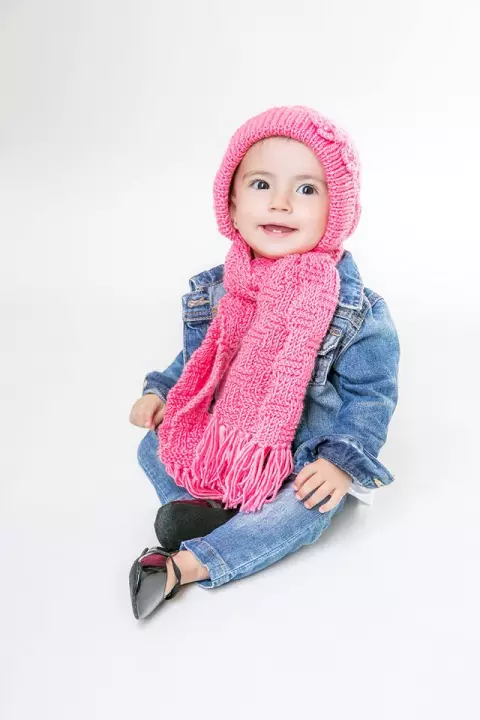 Cachecol Infantil com Capuz