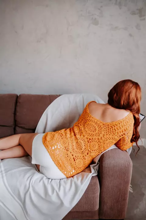 Blusa Motivos Cheddar