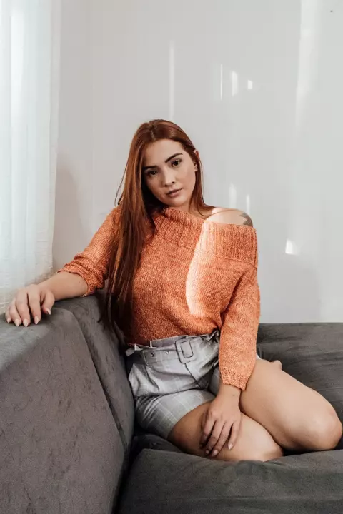 Blusa Ferrugem Jeans