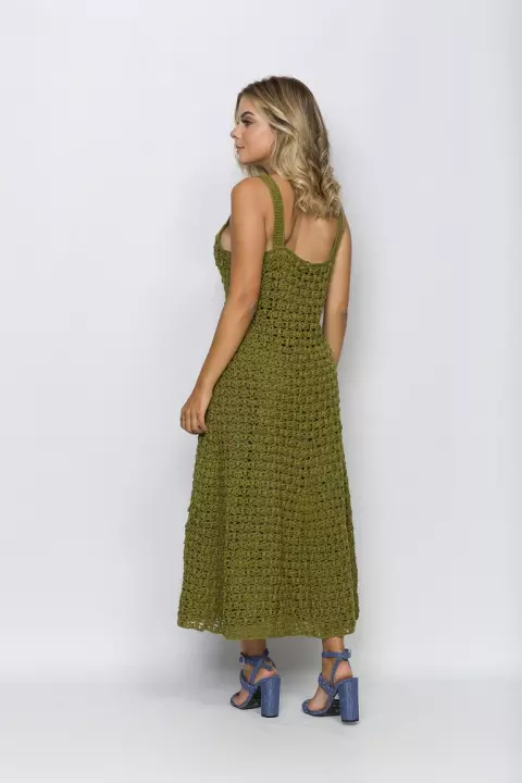 Vestido Aberto Militar