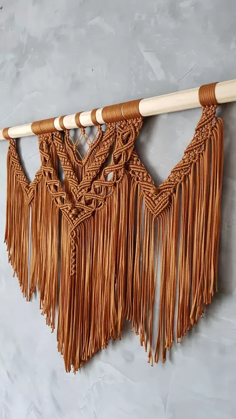 Painel de Macramê Boho