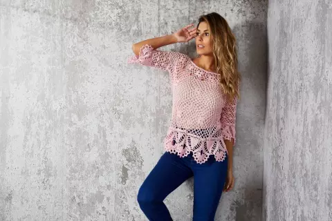 Blusa Rosa