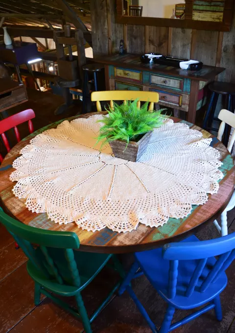 Centro de Mesa Redondo Nice