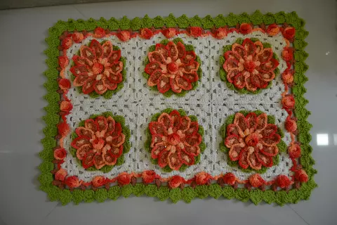Jogo de Banheiro Natural Floral