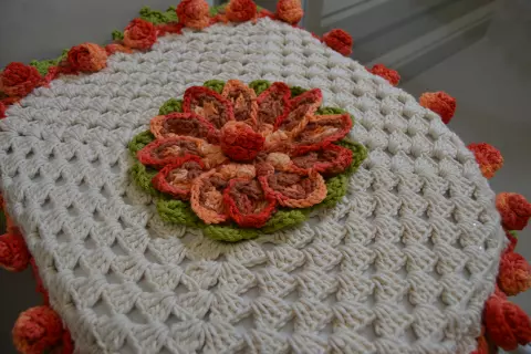 Jogo de Banheiro Natural Floral