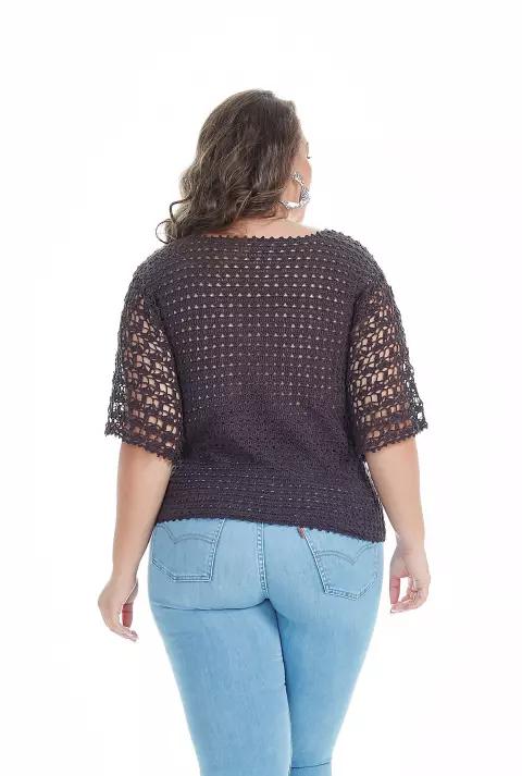 Blusa Meia Manga