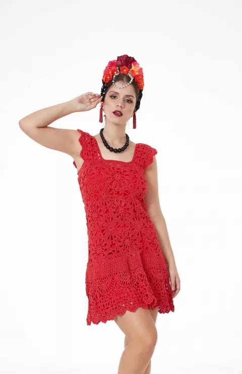 Vestido Vermelho Brilho