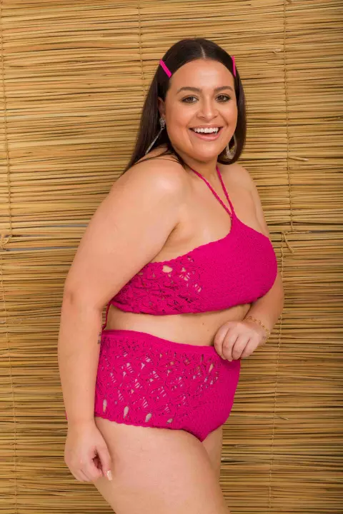 Biquíni Rosa-Choque