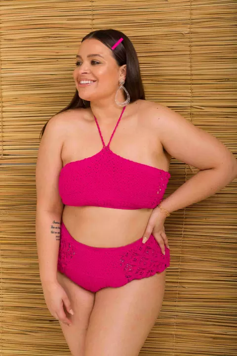 Biquíni Rosa-Choque