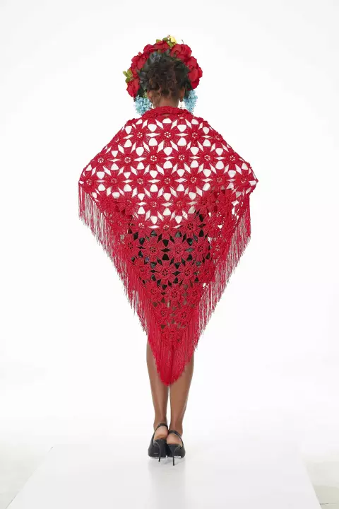 Xale Vermelho Encanto