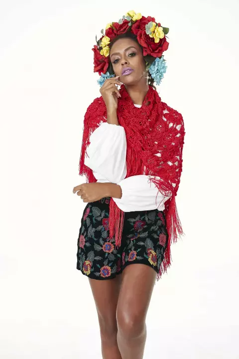 Xale Vermelho Encanto