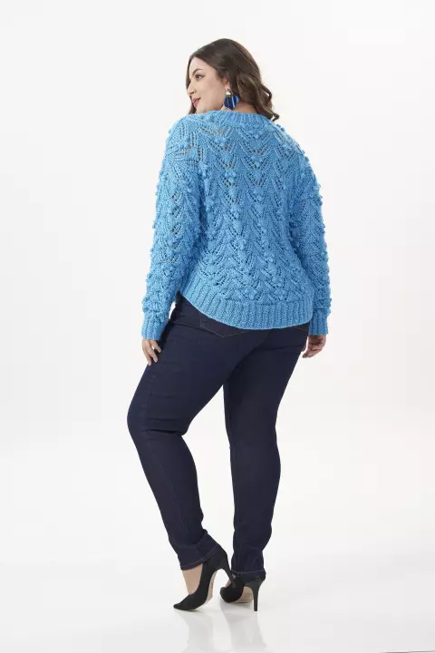 Blusa Azul-Neon