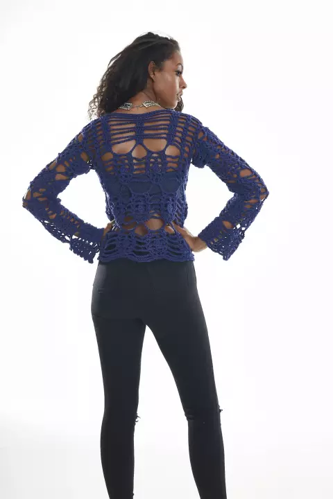 Blusa Azul Bic
