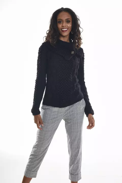 Blusa Preta Mollet