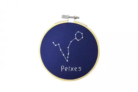 Bordado Signo Peixes Glow