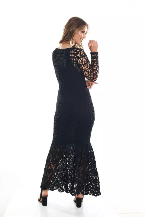 Vestido Longo Preto